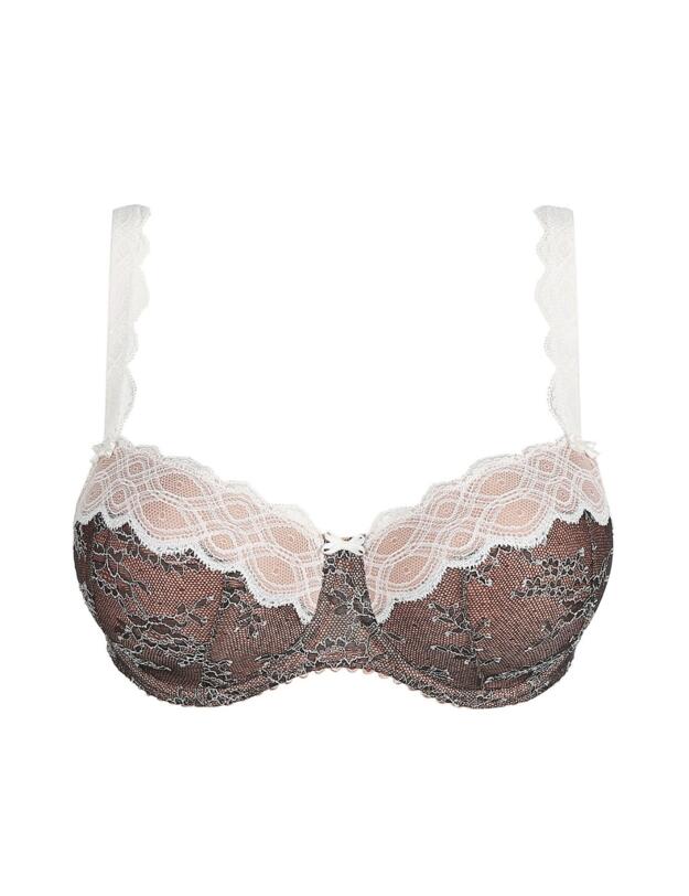 0262912/0262913 Prima Donna Crystal Padded Balcony Bra - 0262912/0262913 Black