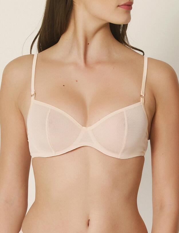 0102010 Marie Jo Undertones Full Cup Underwired Bra - 0102010 Glossy Pink
