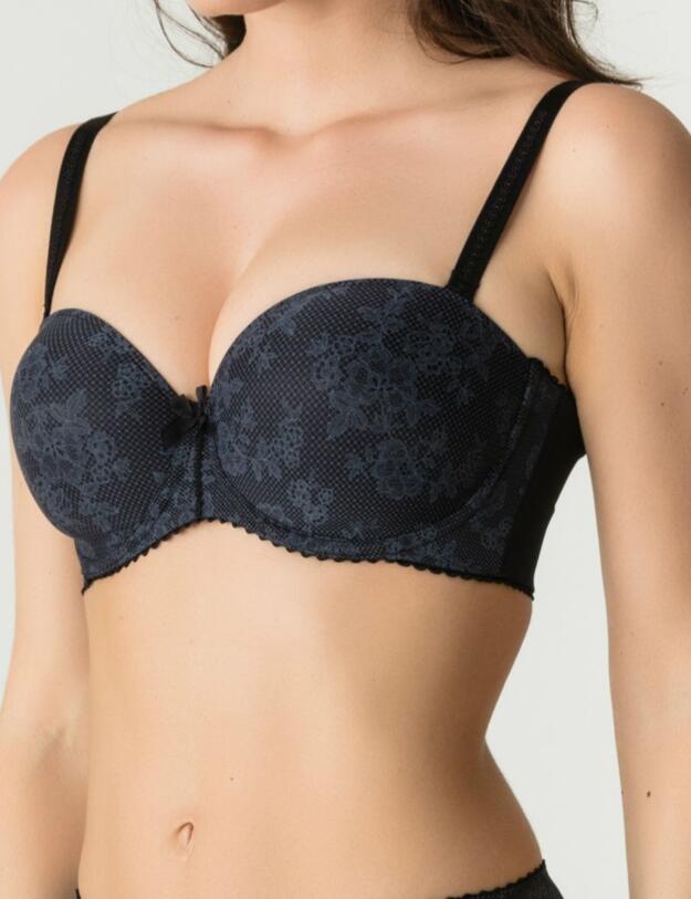 0262658/59 Prima Donna Divine Padded Strapless Bra - 0262658/59 Black