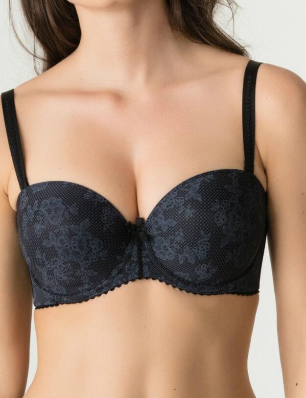 0262658/59 Prima Donna Divine Padded Strapless Bra - 0262658/59 Black
