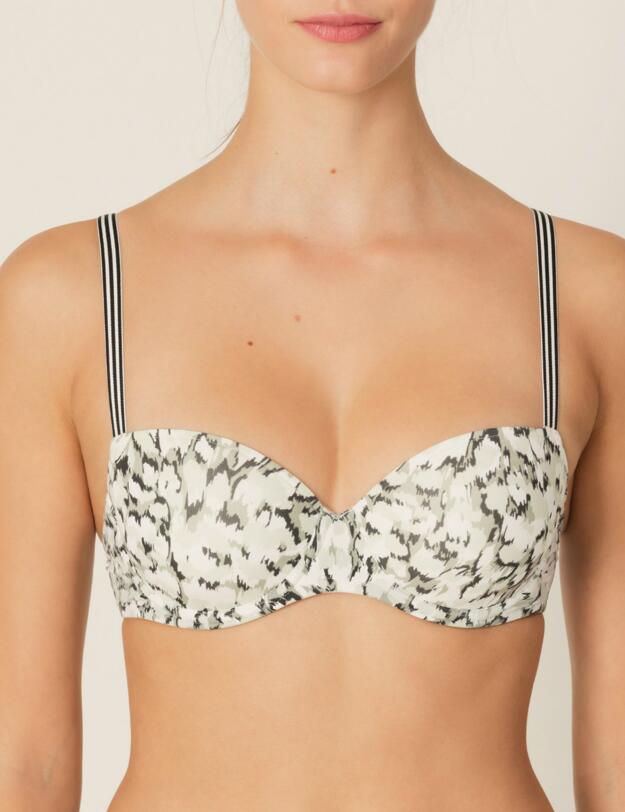 0121889 Marie Jo Rem Padded Balcony Bra - 0121889 Camouflage