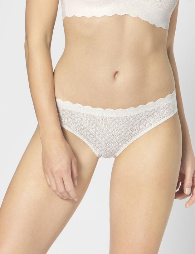 Sloggi Zero Feel Lace Brazil Panty Brief Angora