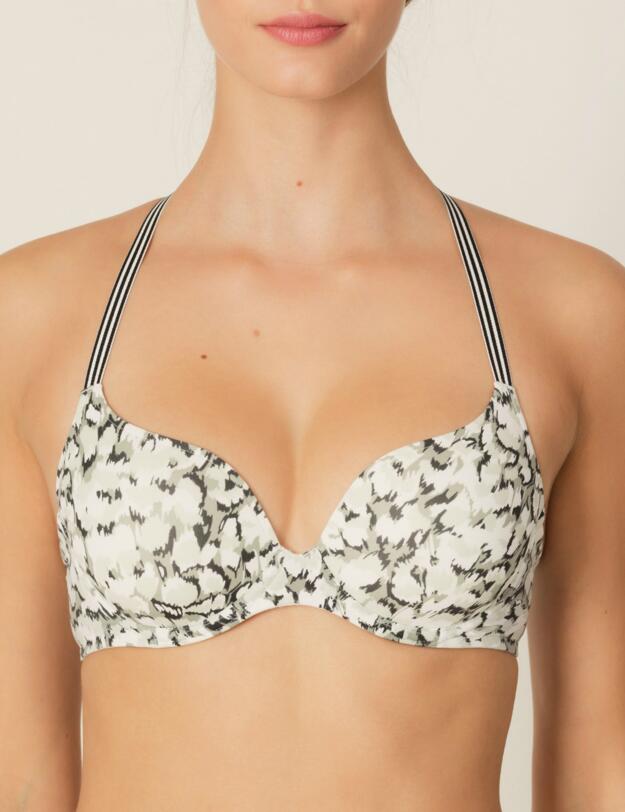 0121886 Marie Jo Rem Padded Heart Shape Bra - 0121886 Camouflage