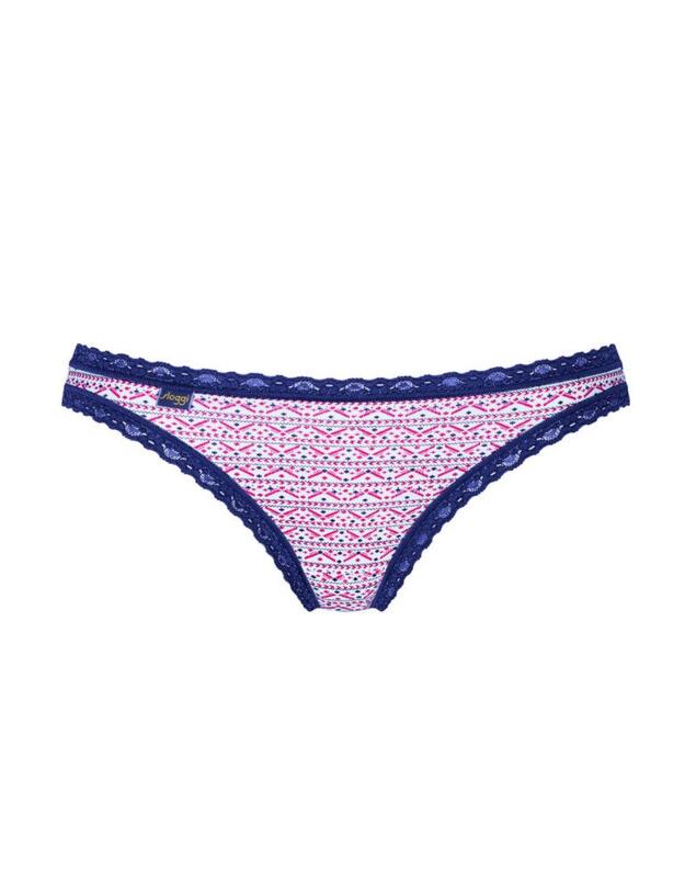 10198044 Sloggi 24/7 Weekend Holiday Tanga 3 Pack  - 10198044 Blue/Dark Combination