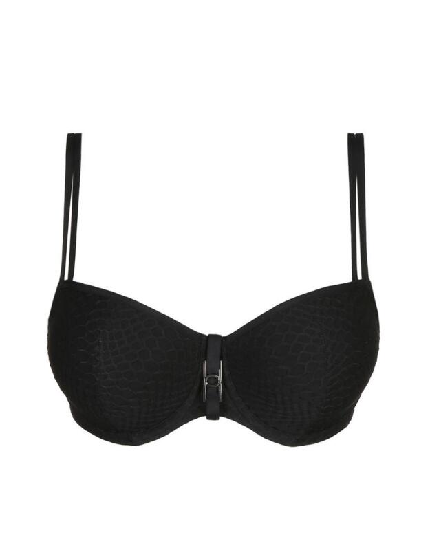 4005316 Prima Donna Swim Canyon Padded Balcony Bikini Top - 4005316 Black