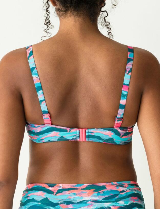 4005216 Prima Donna Swim New Wave Padded Balcony Bikini Top - 4005216 Clash