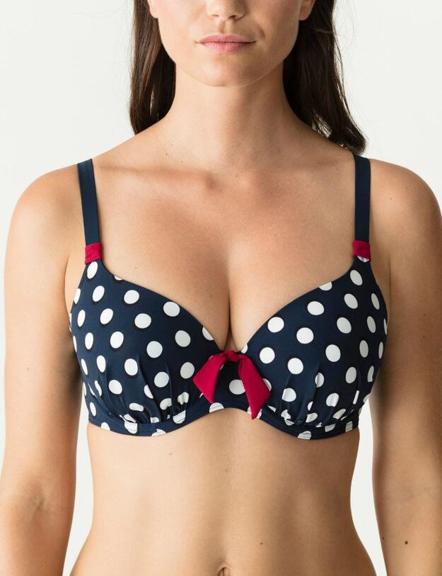 4005014 Prima Donna Swim Pop Padded Full Cup Bikini Top - 4005014 Blue Eclipse