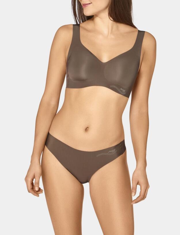 10186738 Sloggi Zero Feel Bralette Bra Top - 10186738 Dark Leaf Green