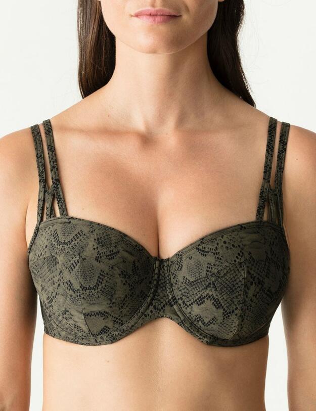 4004416 Prima Donna Swim Freedom Padded Balcony Bikini Top - 4004416 Wild Skin