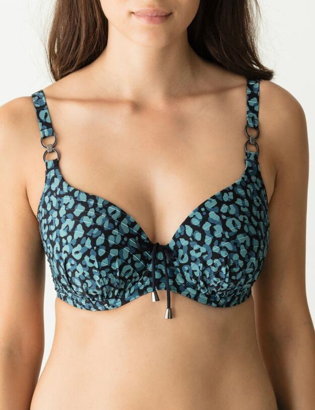 4000214 Prima Donna Swim Sherry Padded Full Cup Bikini Top - 4000214 Deep Dive