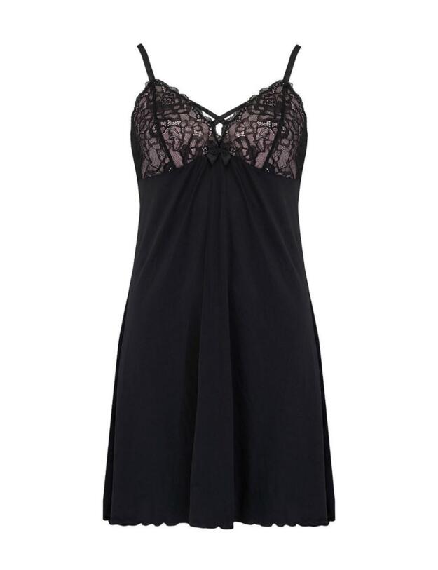 18508 Pour Moi Confession Chemise - 18508 Black/Pink