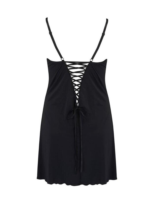 18508 Pour Moi Confession Chemise - 18508 Black/Pink