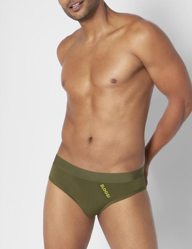 10201589 Sloggi Men Go All Round 2 Pack Sport Brief - 10201589 Havanna