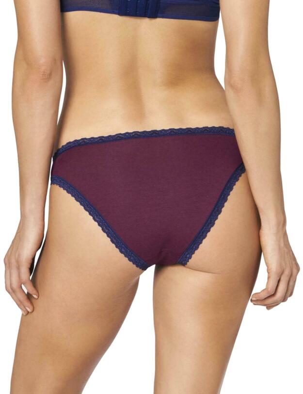 10198044 Sloggi 24/7 Weekend Holiday Tanga 3 Pack  - 10198044 Blue/Dark Combination