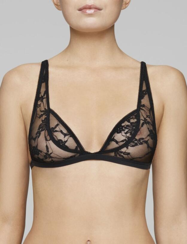 Muse by Coco de Mer Sofia High Apex Bra Black