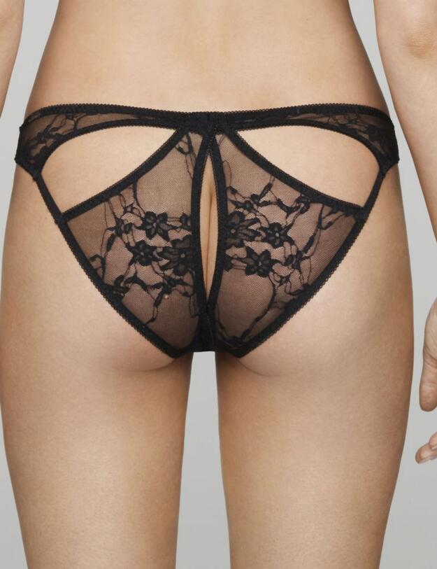 SOF-010-01 Muse by Coco de Mer Sofia Bikini Brief - SOF-010-01 Black