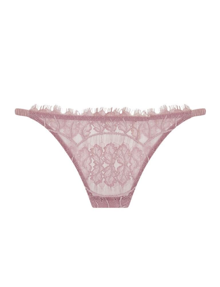 LIL-015-04 Muse By Coco de Mer Lily Thong - LIL-015-04 Blossom