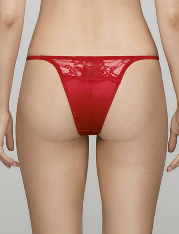 SCA-013-07 Muse by Coco de Mer Scarlett Brief - SCA-013-07 Tango Red