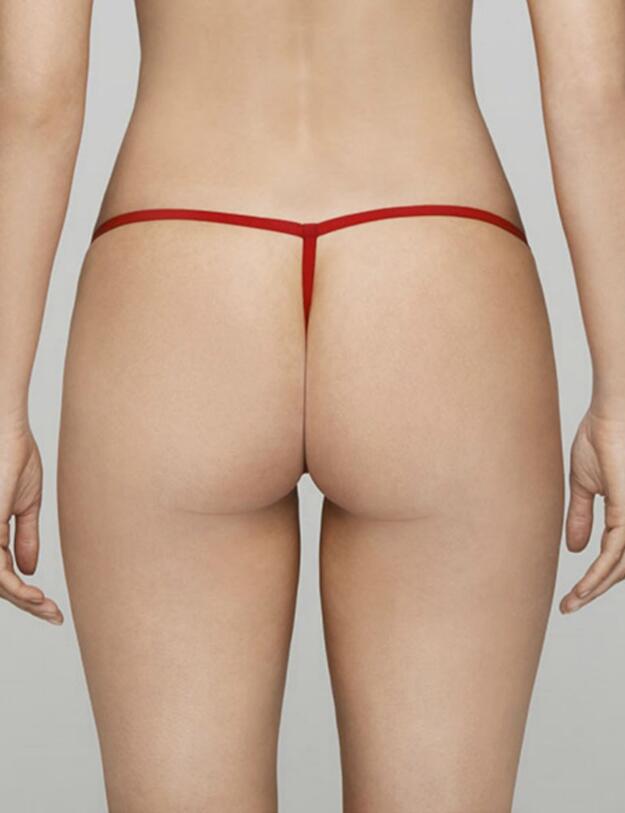 SCA-012-07 Muse by Coco de Mer Scarlett G String - SCA-012-07 Tango Red