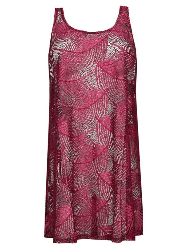 4006080 Prima Donna Swim Santa Barbara Short Dress - 4006080 Peony
