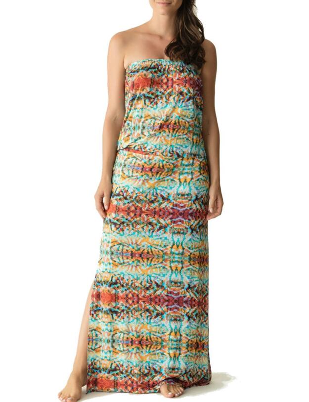 4005980 Prima Donna Swim Vegas Long Dress  - 4005980 Colour Mix