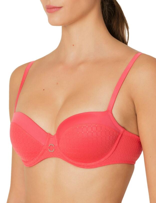 0121839 Marie Jo Poul Padded Balcony Bra - 0121839 Coral
