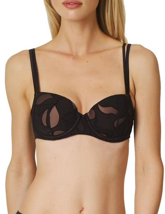 0121859 Marie Jo Dirk Padded Balcony Bra - 0121859 Black