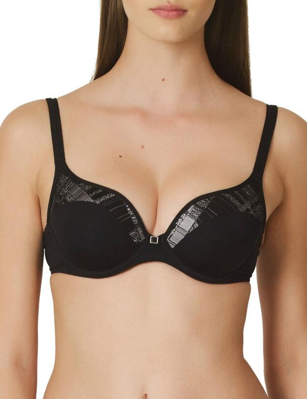 0121806 Marie Jo Arne Padded Heart Shape Bra - 0121806 Black