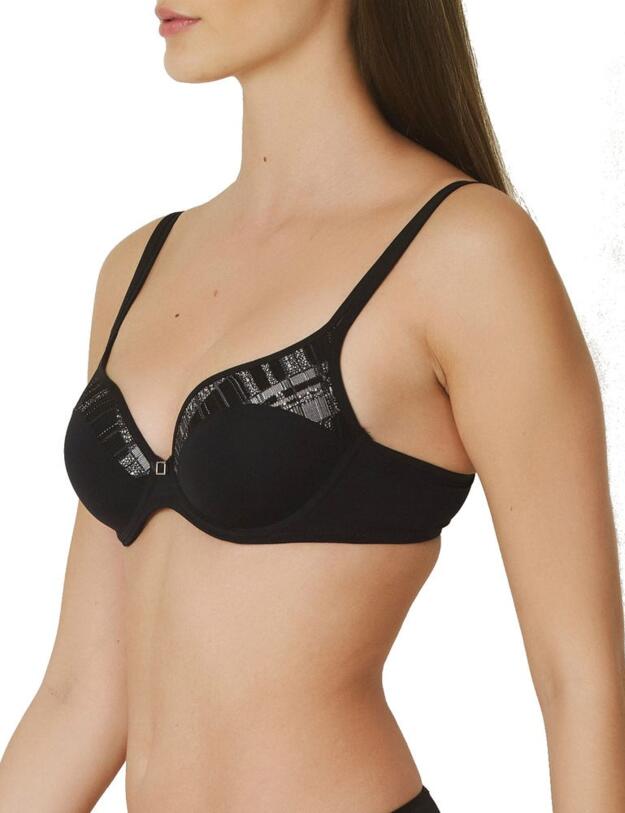0121806 Marie Jo Arne Padded Heart Shape Bra - 0121806 Black