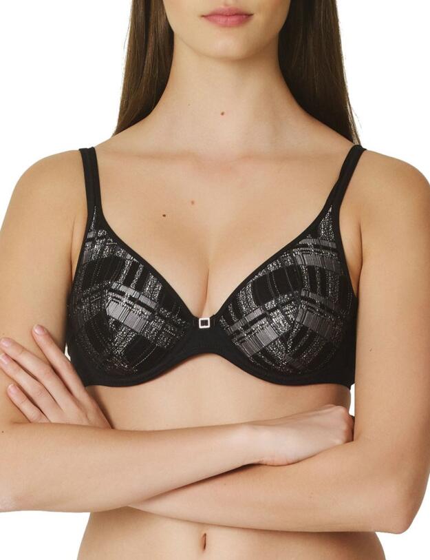 0121805 Marie Jo Arne Triangle Half Padded Bra - 0121805 Black