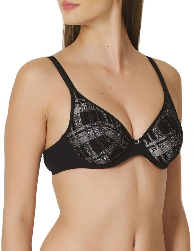 0121805 Marie Jo Arne Triangle Half Padded Bra - 0121805 Black