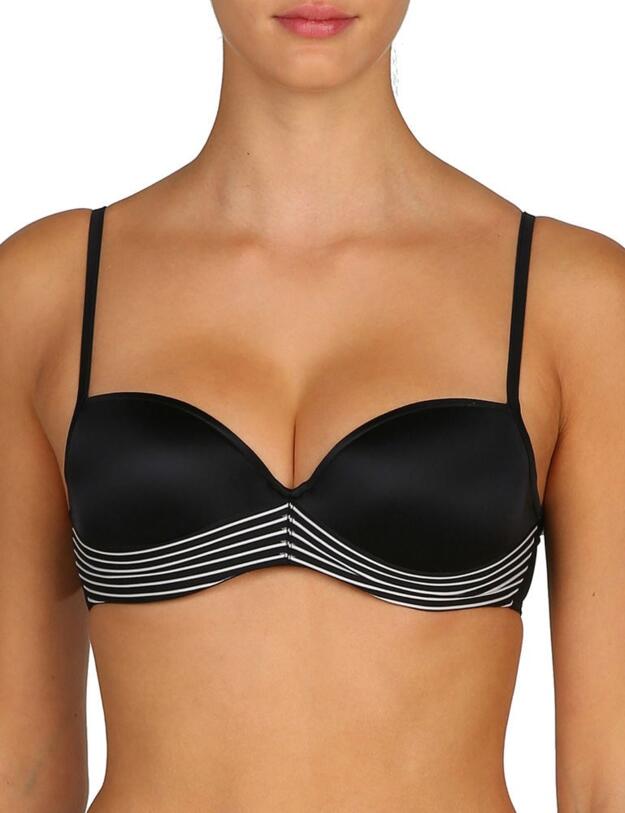 0121709 Marie Jo Mani Padded Balcony Bra - 0121709 Black