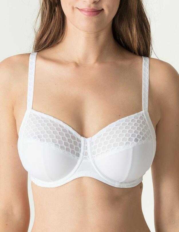 0141730/31 Prima Donna Twist Honey Full Cup Bra - 0141730/31 White