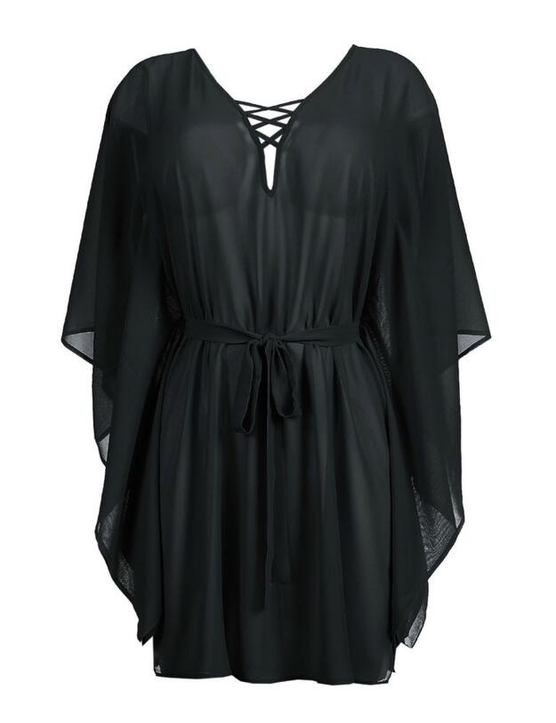 4004484 Prima Donna Swim Freedom Kaftan - 4004484 Black