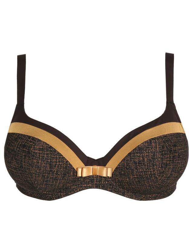 0241680/0241681 Prima Donna Twist Parisian Night Padded Heart Shape Bra - 0241680/0241681 Wenge