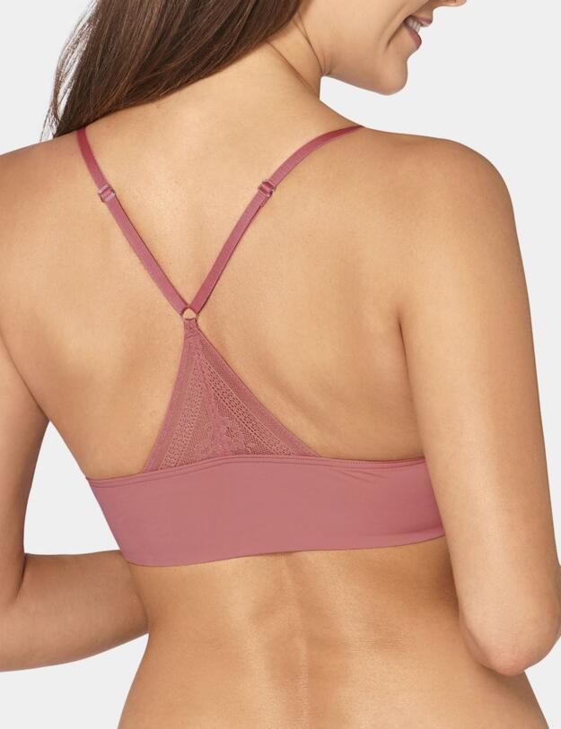 10189306 Sloggi Zero Lace Bralette Bra - 10189306 Terracotta