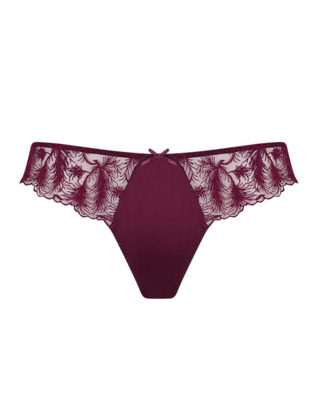 ROS-015-07 Muse By Coco De Mer Rosa Thong - ROS-015-07 Bordeaux