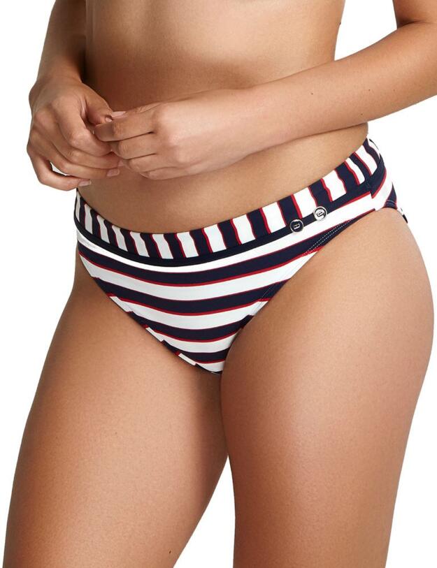 SW1376 Panache Lucille Classic Bikini Brief - SW1376 Navy Stripe