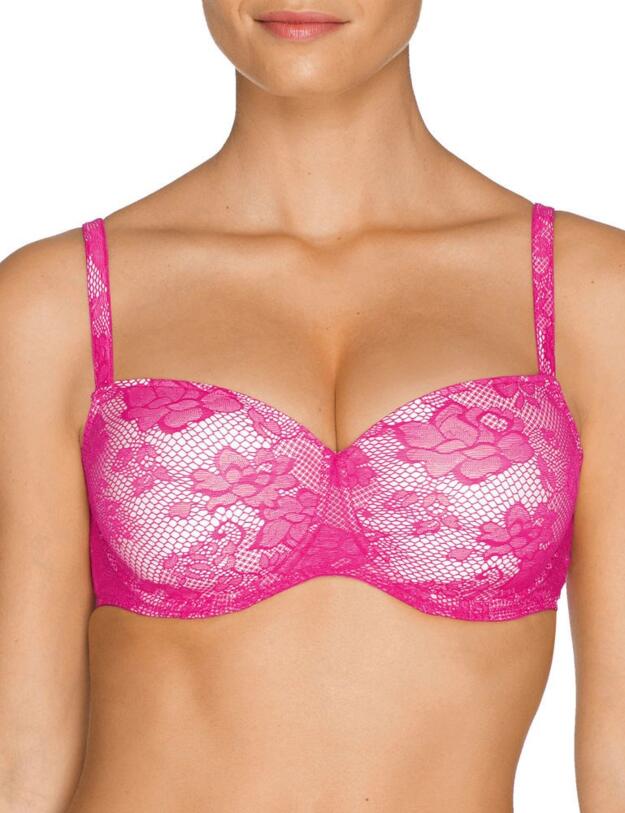 0241612/0241613 Prima Donna Twist Cabaret Padded Balcony Bra - 0241612/024161 Cherry Berry