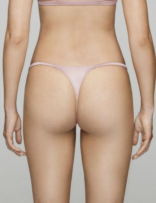 LIL-015-04 Muse By Coco de Mer Lily Thong - LIL-015-04 Blossom