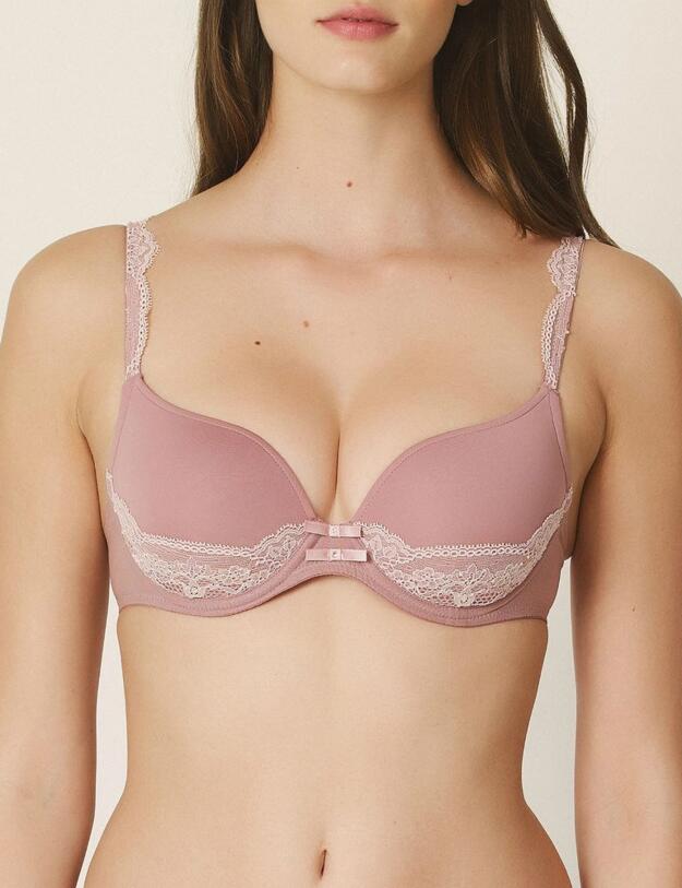0102216 Marie Jo Erika Padded Heart Shape Bra - 0102216 Ancien Rose