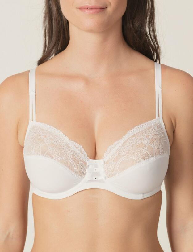 0102210 Marie Jo Erika Full Cup Wire Bra - 0102210 White