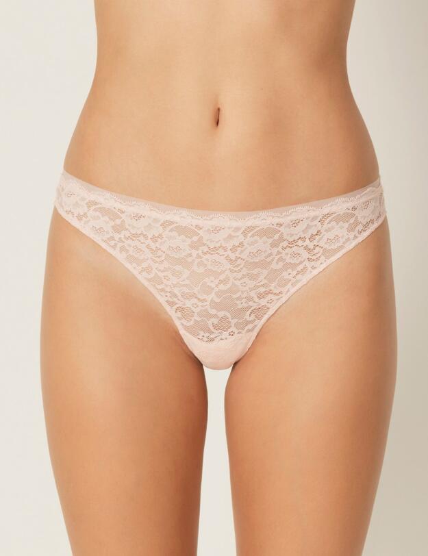 Marie Jo Color Studio Lace Thong Brief Pearly Pink