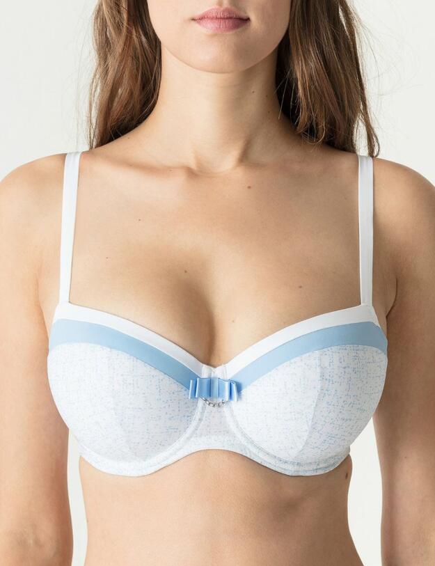 0241742/0241743 Prima Donna Twist Coco Padded Balcony Bra - 0241742/0241743 Vichy Blue