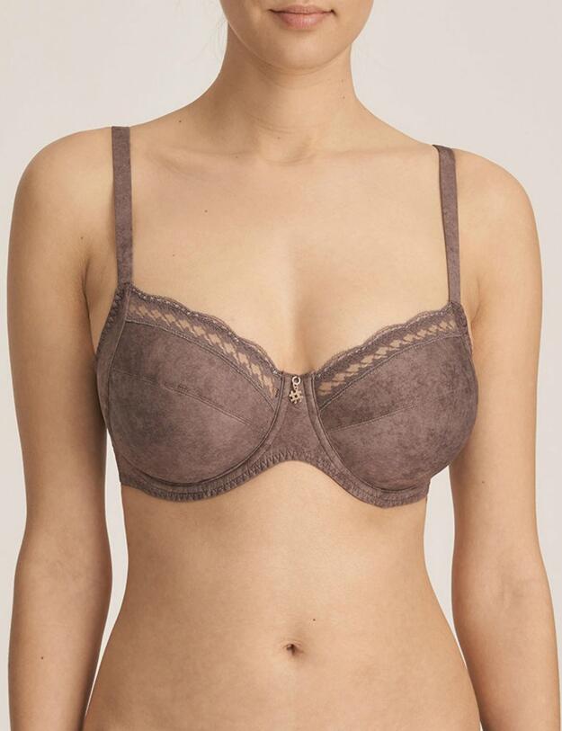 0141840/41 Prima Donna Twist Hashtag Full Cup Wire Bra - 0141840/41 Agate Grey