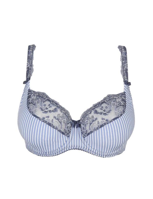 0163164/0163165 Prima Donna Nyssa Tulip Seam Balcony Bra - 0163164/0163165 Indigofera