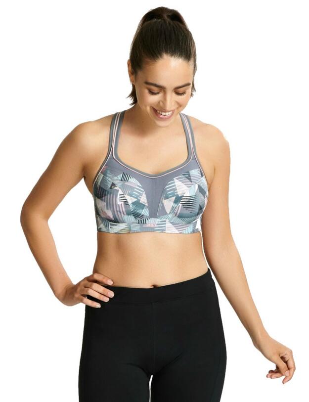 Panache Underwired Ultimate Sports Bra Pastel Retro