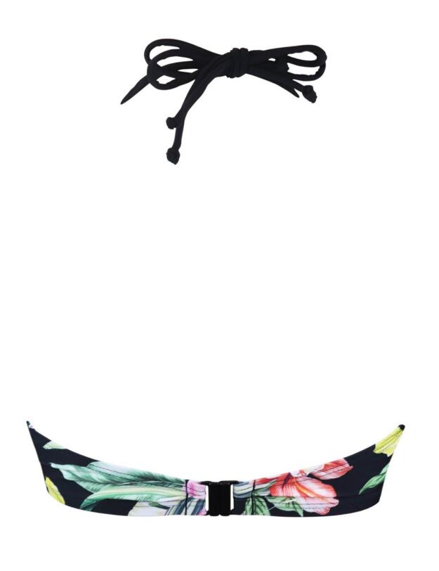 14102 Pour Moi Miami Brights Adjustable Halterneck Bikini Top - 14102 Black
