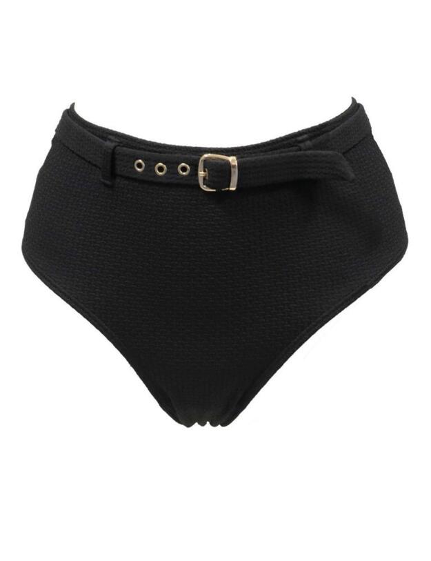 17305 Pour Moi Sol Beach High Waist Control Bikini Brief - 17305 Black