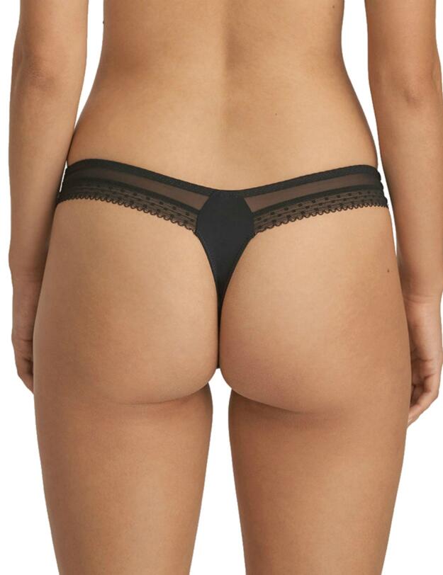 0641800 Prima Donna Twist 1919 Thong - 0641800 Black